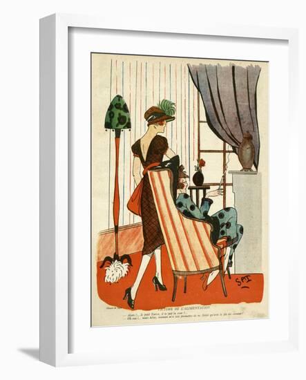 French Women 1919-null-Framed Art Print