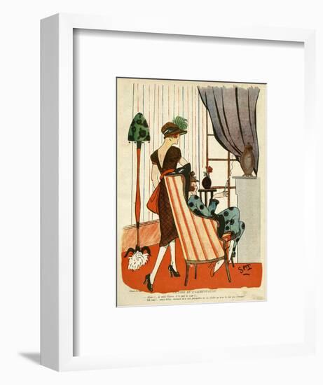 French Women 1919-null-Framed Art Print