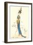 French Women's Art Deco Fashion, Greyhound-Found Image Press-Framed Giclee Print