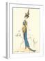 French Women's Art Deco Fashion, Greyhound-Found Image Press-Framed Giclee Print