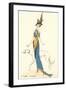 French Women's Art Deco Fashion, Greyhound-Found Image Press-Framed Giclee Print