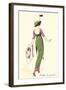 French Women's Art Deco Fashion-Found Image Press-Framed Giclee Print