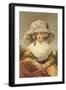 French Women's Fashion, Big Hat-Found Image Press-Framed Giclee Print