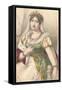 French Women's Fashion-Found Image Press-Framed Stretched Canvas