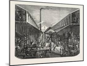 French Workshops; Messrs. F. Abbey and Company's Tool and Machine Manufactory, Paris, France, 1865-null-Mounted Giclee Print