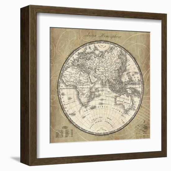 French World Map II-Sue Schlabach-Framed Art Print