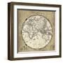 French World Map II-Sue Schlabach-Framed Art Print