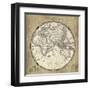 French World Map II-Sue Schlabach-Framed Art Print