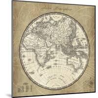 French World Map II-Sue Schlabach-Mounted Art Print