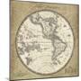 French World Map III-Sue Schlabach-Mounted Premium Giclee Print