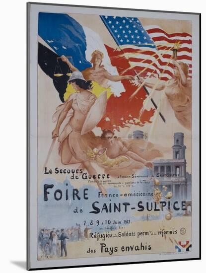 French World War One Poster-null-Mounted Giclee Print