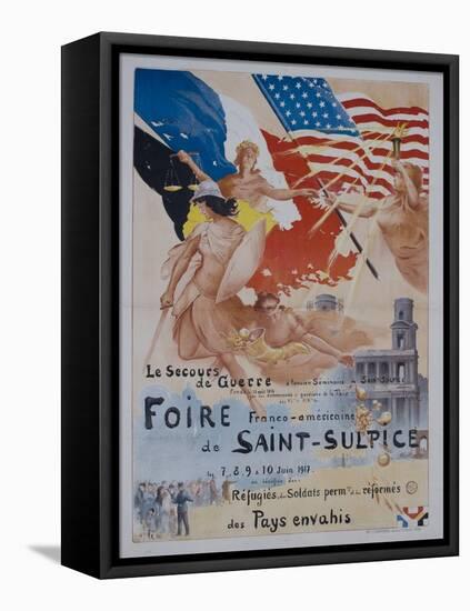 French World War One Poster-null-Framed Stretched Canvas