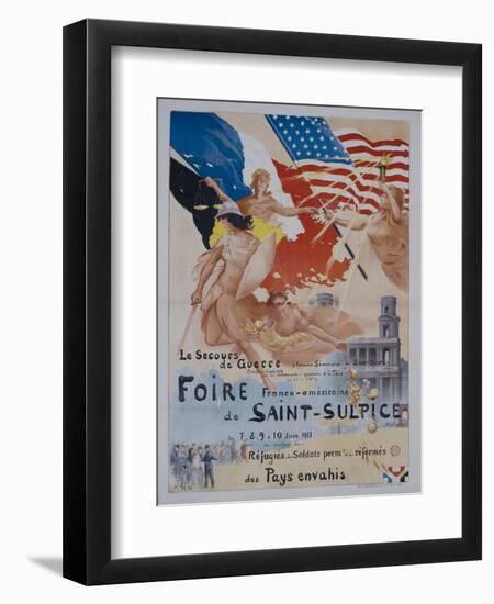 French World War One Poster-null-Framed Giclee Print