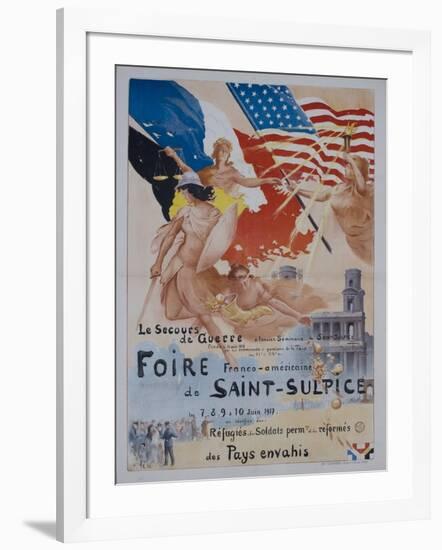 French World War One Poster-null-Framed Giclee Print