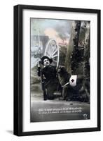 French WWI Postcard, 1914-1918-null-Framed Premium Giclee Print