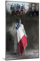 French WWI Postcard, 1914-1918-null-Mounted Giclee Print