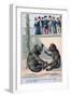 French Zoological Postcard, 19th Century-null-Framed Giclee Print