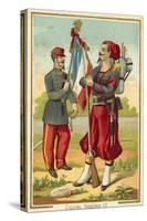 French Zouaves of the Time of Napoleon Iii-null-Stretched Canvas