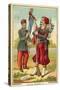French Zouaves of the Time of Napoleon Iii-null-Stretched Canvas