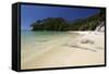 Frenchman's Bay Beach, Abel Tasman National Park, Nelson Region, South Island, New Zealand, Pacific-Stuart Black-Framed Stretched Canvas