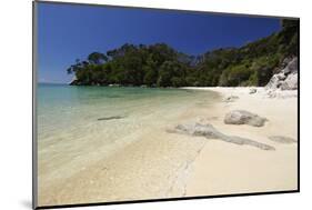 Frenchman's Bay Beach, Abel Tasman National Park, Nelson Region, South Island, New Zealand, Pacific-Stuart Black-Mounted Photographic Print