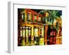 Frenchmans Street In New Orleans-Diane Millsap-Framed Art Print