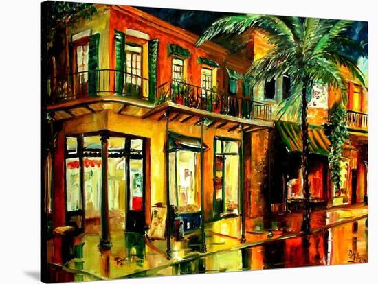 Frenchmans Street In New Orleans-Diane Millsap-Stretched Canvas