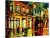Frenchmans Street In New Orleans-Diane Millsap-Stretched Canvas