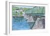 Frenchtown Bridge, 2004-Anthony Butera-Framed Premium Giclee Print