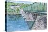 Frenchtown Bridge, 2004-Anthony Butera-Stretched Canvas