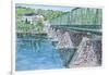 Frenchtown Bridge, 2004-Anthony Butera-Framed Giclee Print