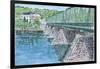 Frenchtown Bridge, 2004-Anthony Butera-Framed Giclee Print