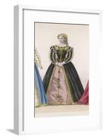 Frenchwoman 1559-Marie Preval-Framed Art Print