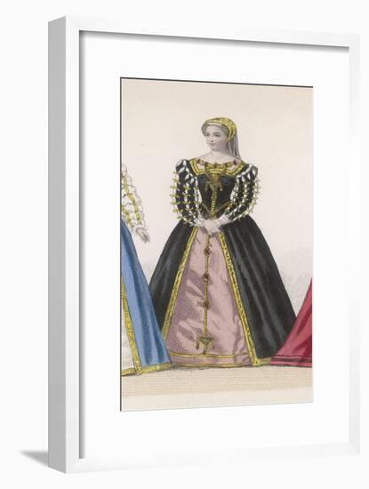 Frenchwoman 1559-Marie Preval-Framed Art Print