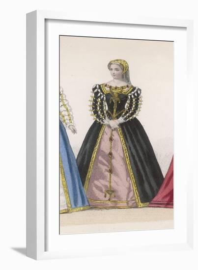 Frenchwoman 1559-Marie Preval-Framed Art Print