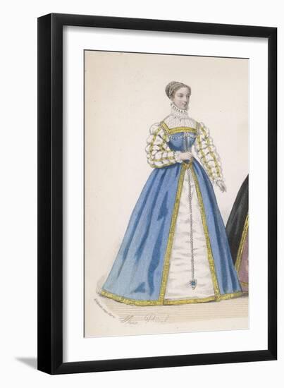 Frenchwoman 1559-Marie Preval-Framed Art Print