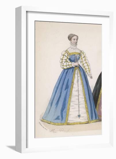 Frenchwoman 1559-Marie Preval-Framed Art Print