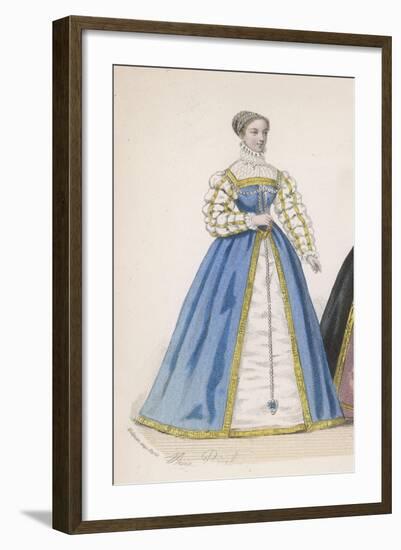 Frenchwoman 1559-Marie Preval-Framed Art Print