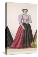 Frenchwoman 1560-Marie Preval-Stretched Canvas