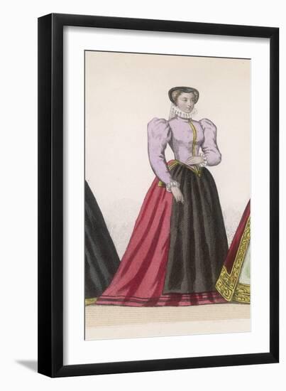 Frenchwoman 1560-Marie Preval-Framed Art Print