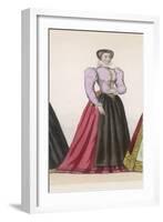 Frenchwoman 1560-Marie Preval-Framed Art Print