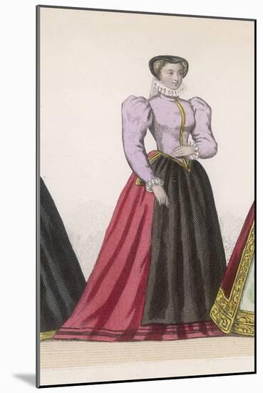 Frenchwoman 1560-Marie Preval-Mounted Art Print