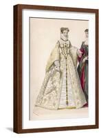 Frenchwoman 1570-Marie Preval-Framed Art Print