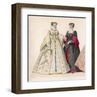 Frenchwoman 1570-Marie Preval-Framed Art Print