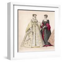 Frenchwoman 1570-Marie Preval-Framed Art Print