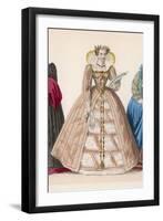 Frenchwoman 1576-Marie Preval-Framed Art Print