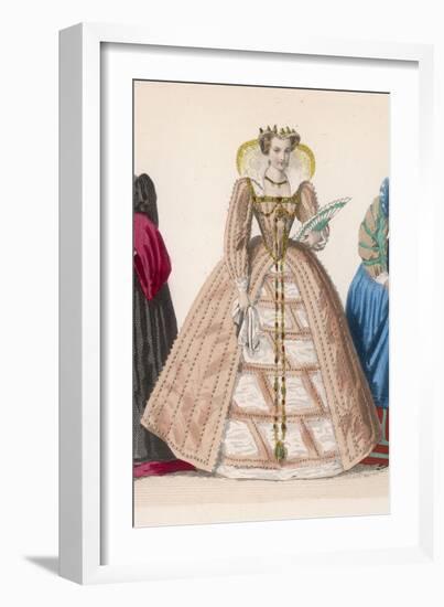 Frenchwoman 1576-Marie Preval-Framed Art Print