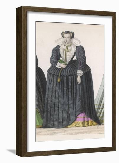 Frenchwoman 1590S-Marie Preval-Framed Art Print