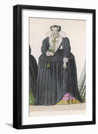 Frenchwoman 1590S-Marie Preval-Framed Art Print