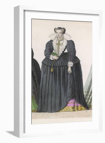 Frenchwoman 1590S-Marie Preval-Framed Art Print